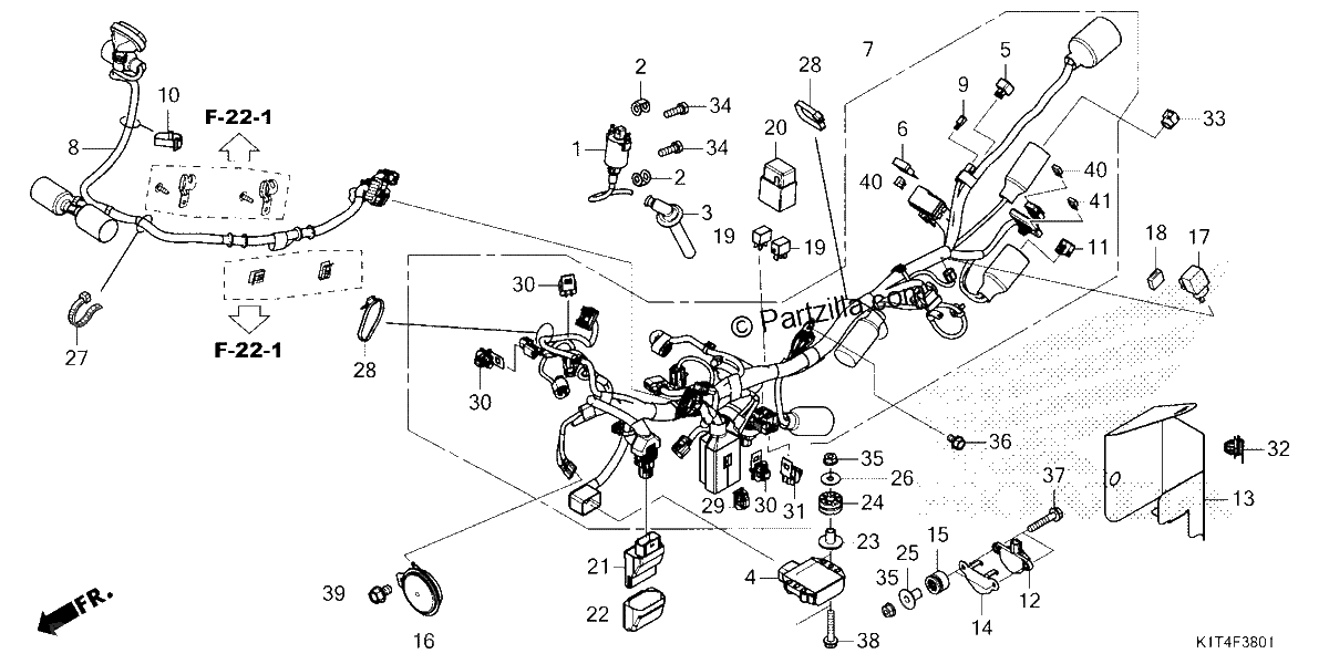 Diagrama de WIRE HARNESS 2