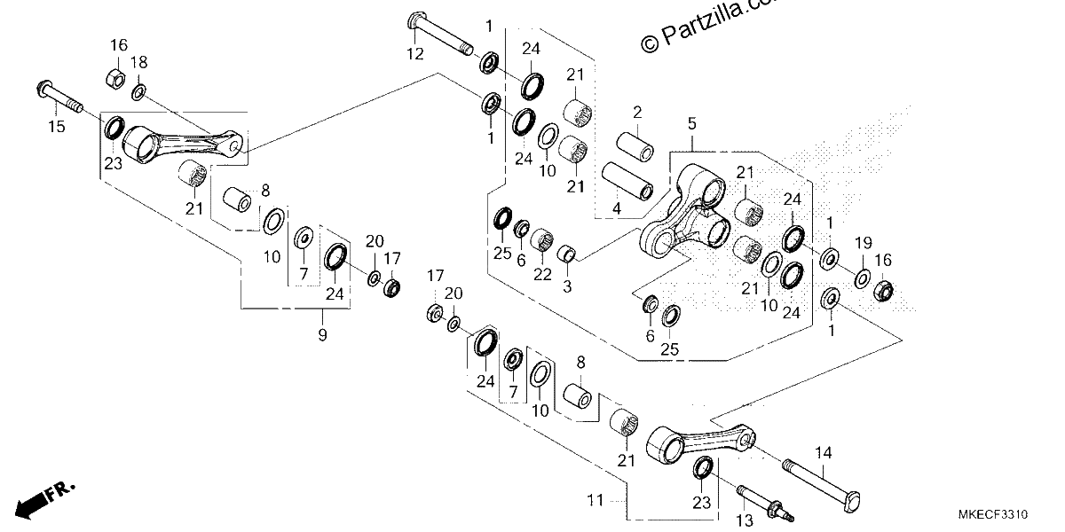 Diagrama de CUSHION ARM