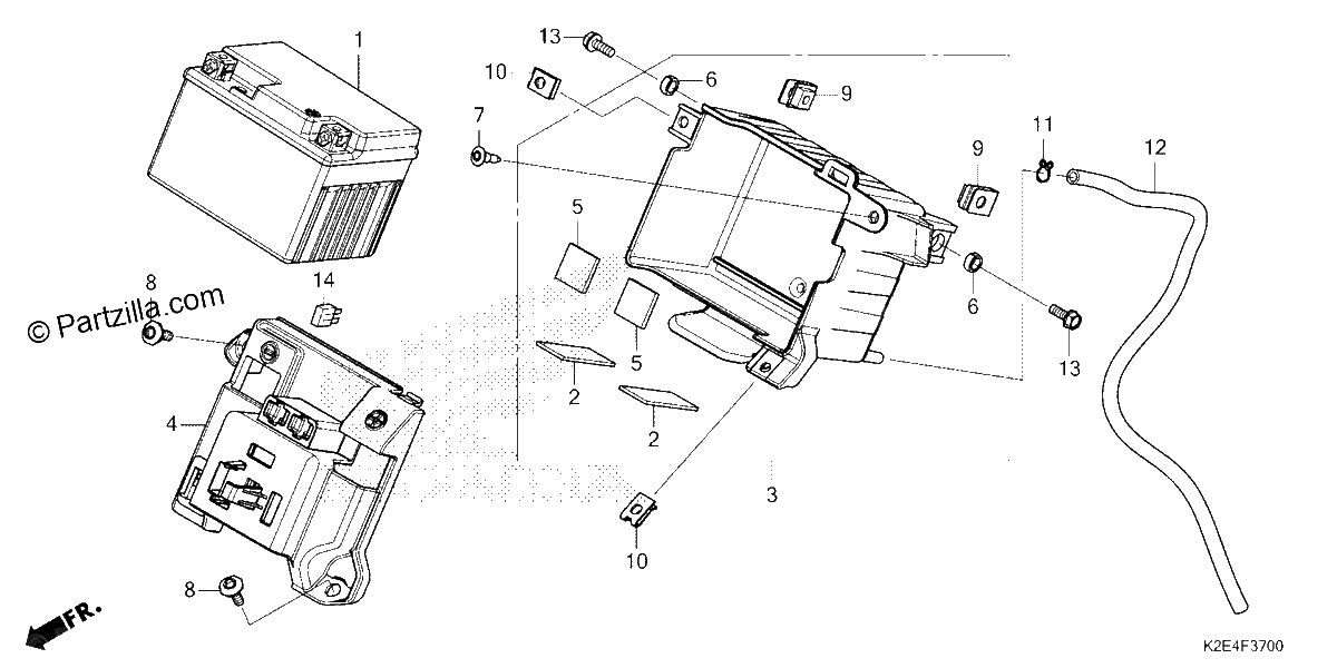 Diagrama de BATTERY