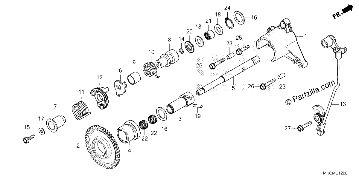 Diagrama de REVERSE GEAR