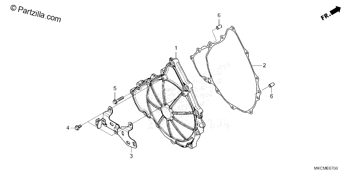Diagrama de CLUTCH COVER