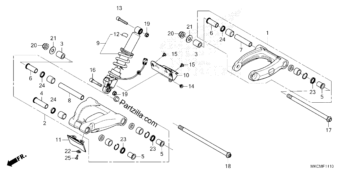 Diagrama de CUSHION ARM