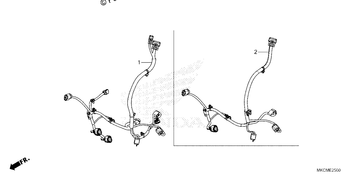 Diagrama de ENGINE SUB CORD