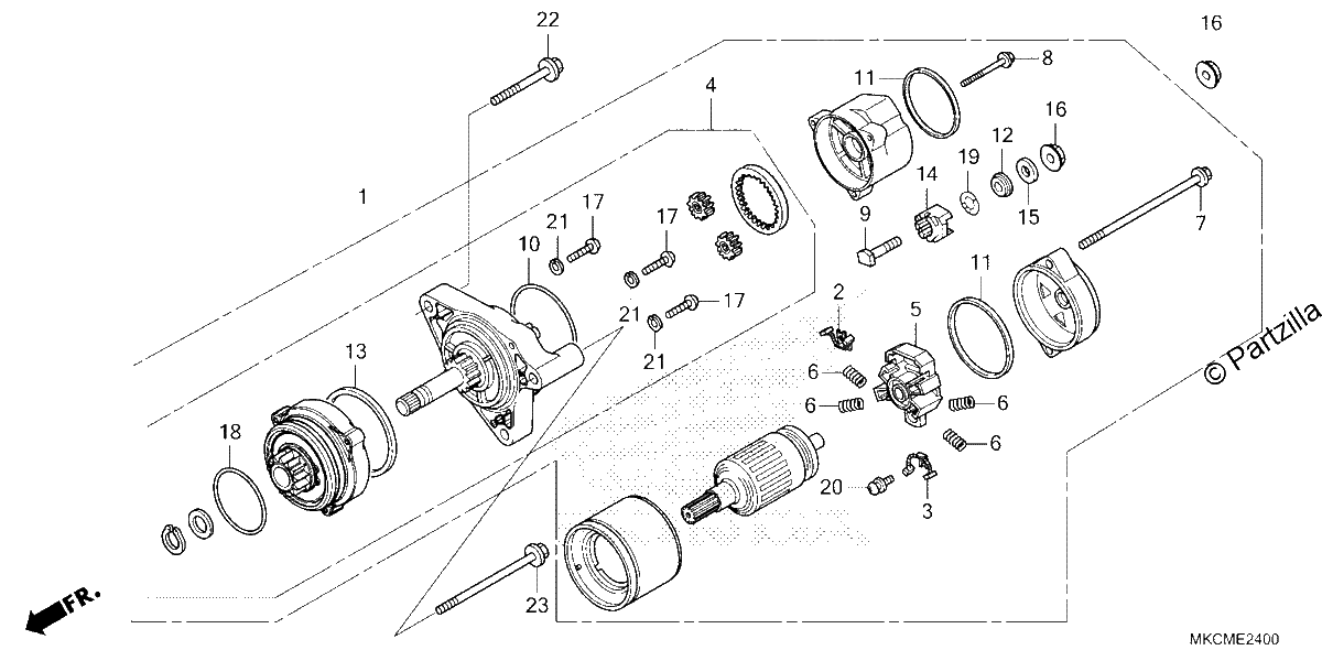 Diagrama de REVERSE MOTOR