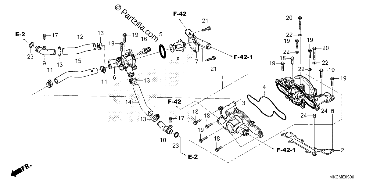 Diagrama de WATER PUMP