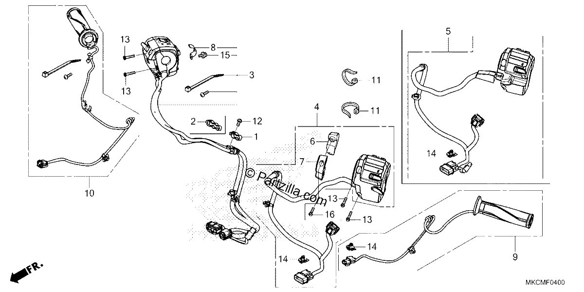 Diagrama de HANDLE SWITCH