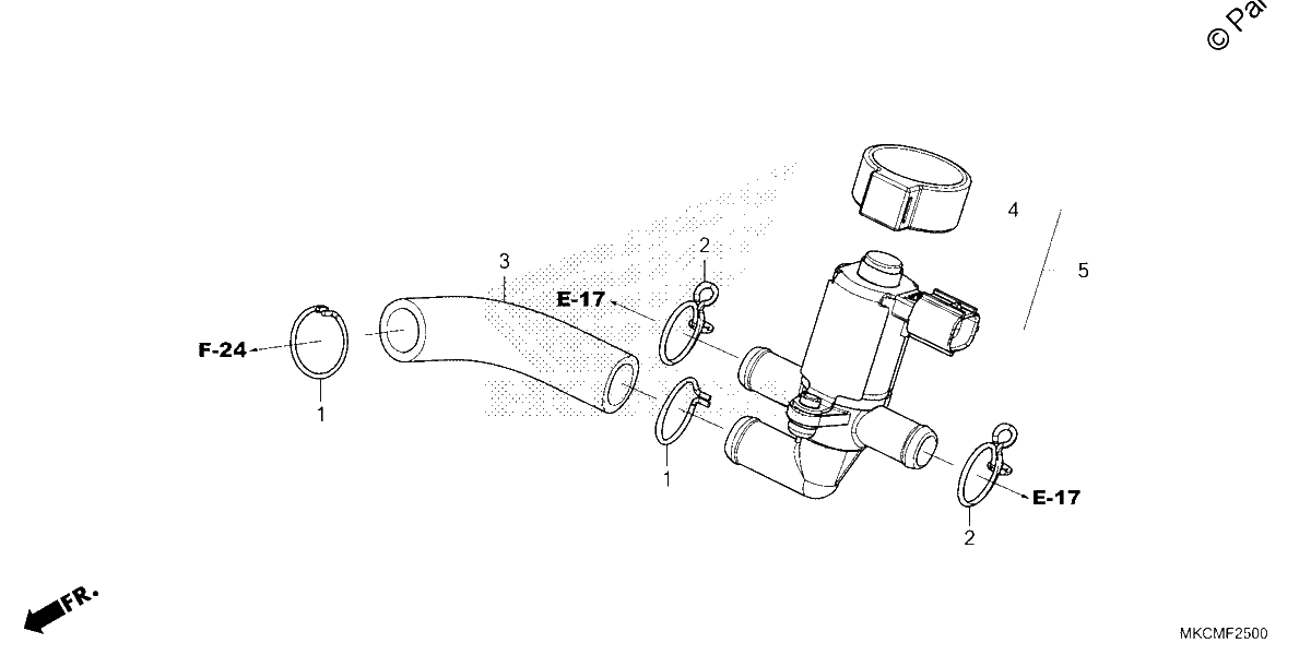 Diagrama de AIR INJECTION VALVE