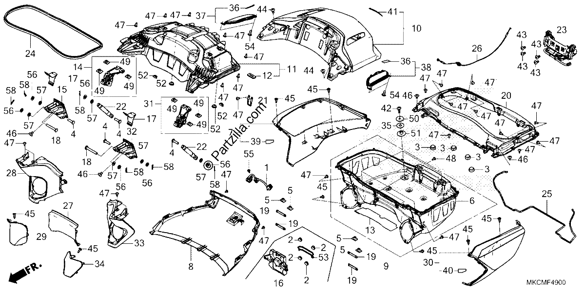 Diagrama de TRUNK BOX
