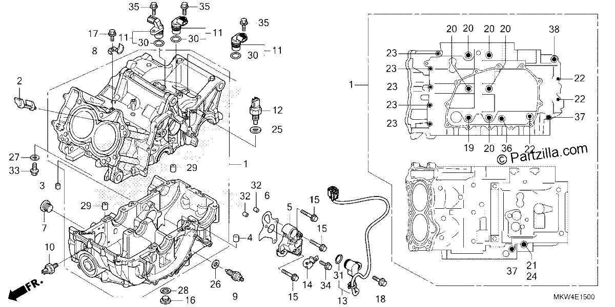 Diagrama de CRANKCASE