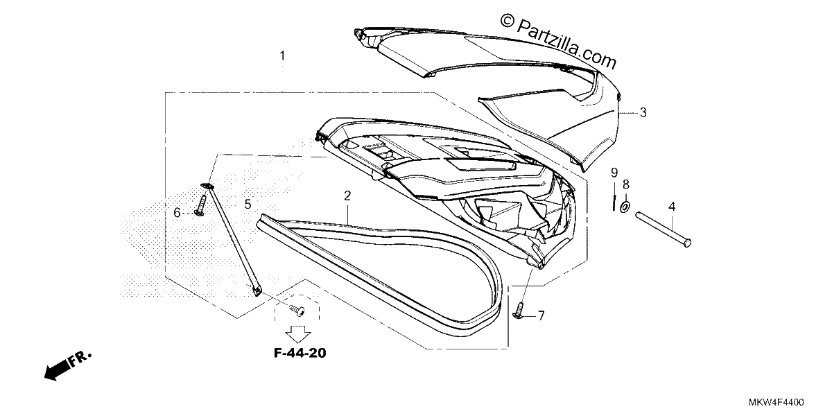 Diagrama de LUGGAGE LID