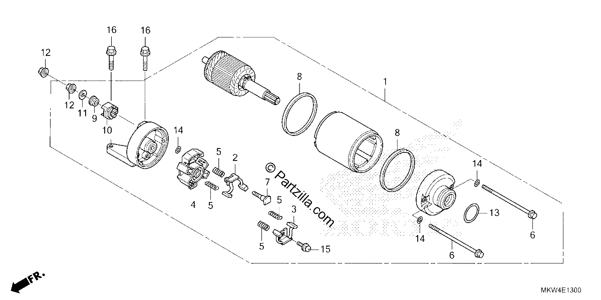 Diagrama de STARTING MOTOR