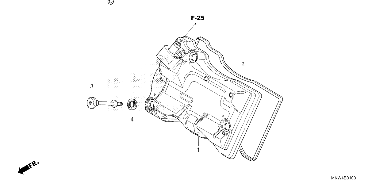 Diagrama de CYLINDER HEAD COVER