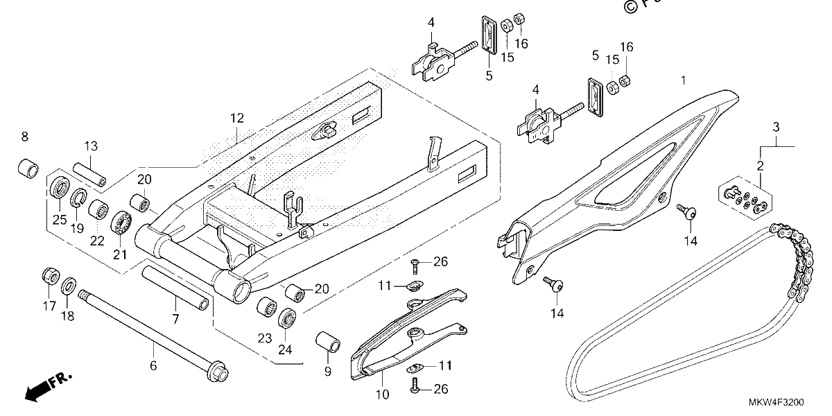Diagrama de SWINGARM
