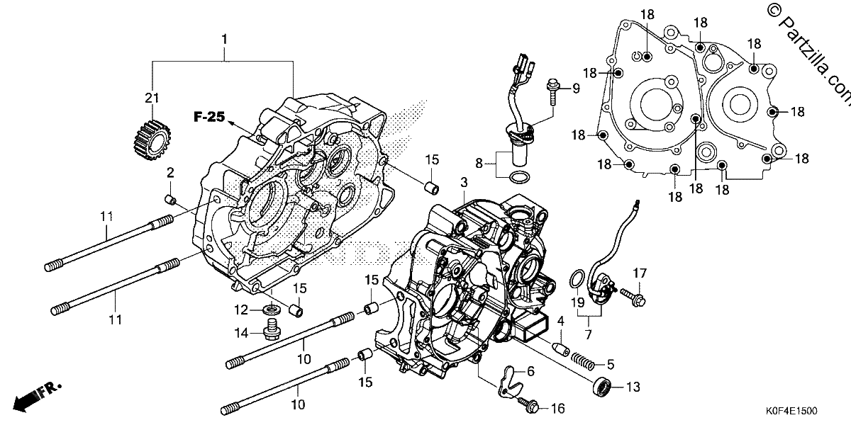 Diagrama de CRANKCASE