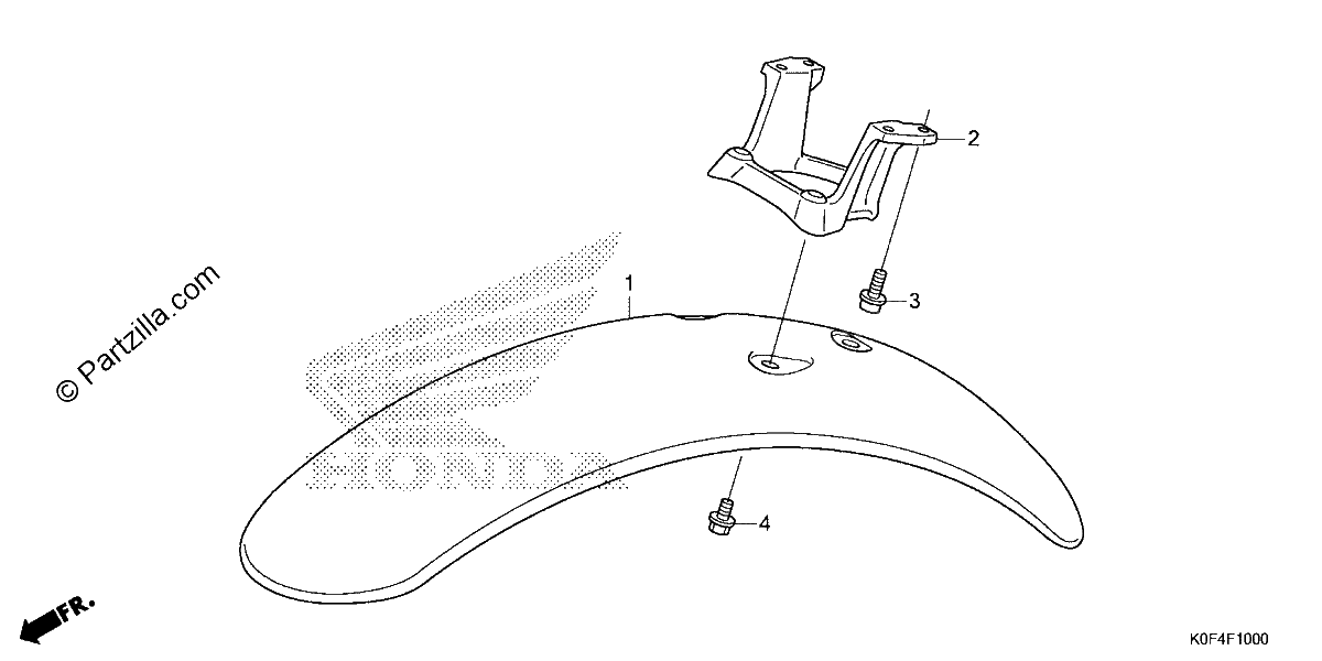 Diagrama de FRONT FENDER
