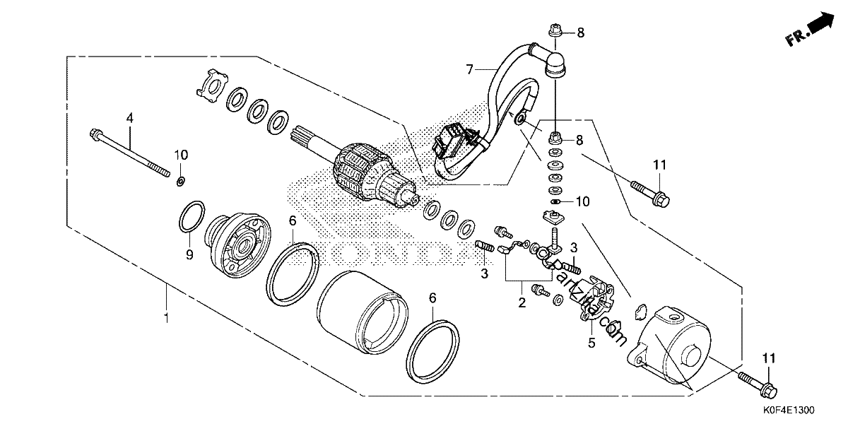 Diagrama de STARTER MOTOR