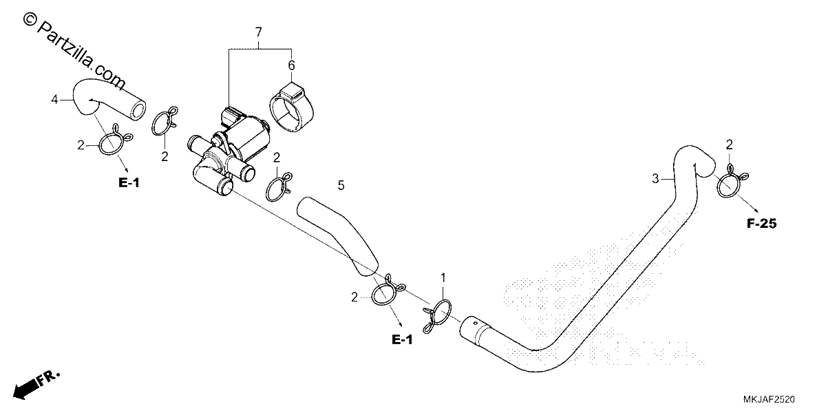 Diagrama de AIR INJECTION CONTROL VALVE