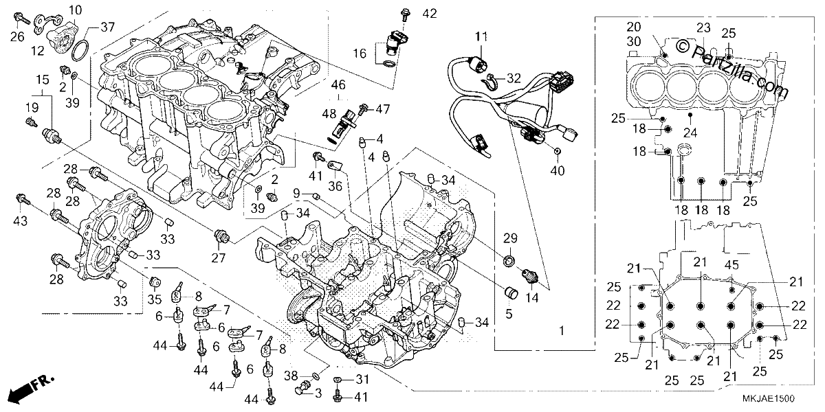 Diagrama de CRANKCASE