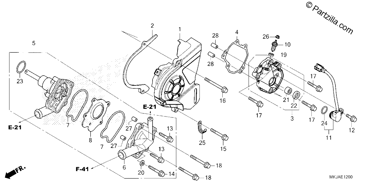 Diagrama de WATER PUMP