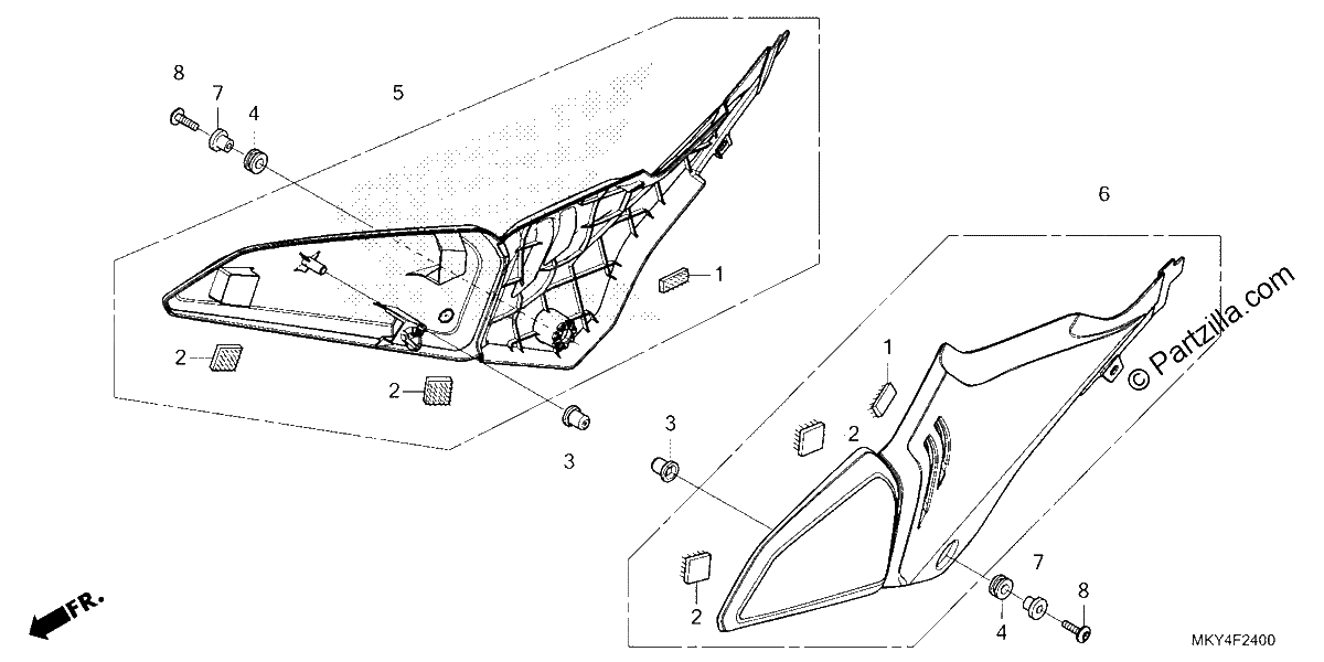 Diagrama de SIDE COVER