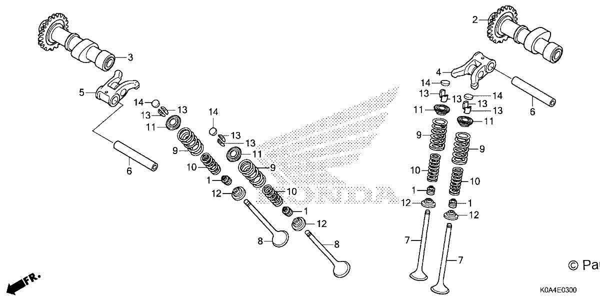 Diagrama de CAMSHAFT VALVE