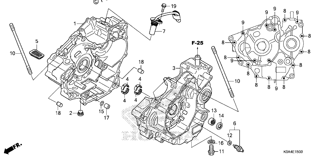 Diagrama de CRANKCASE