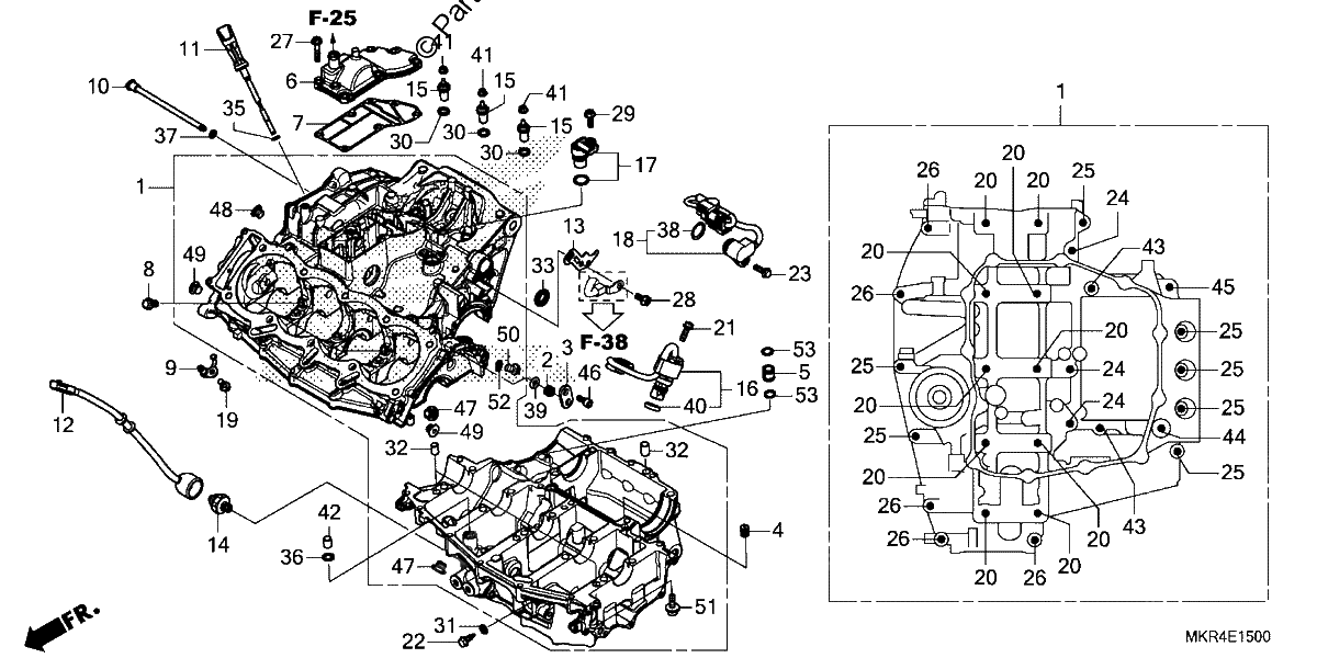 Diagrama de CRANKCASE