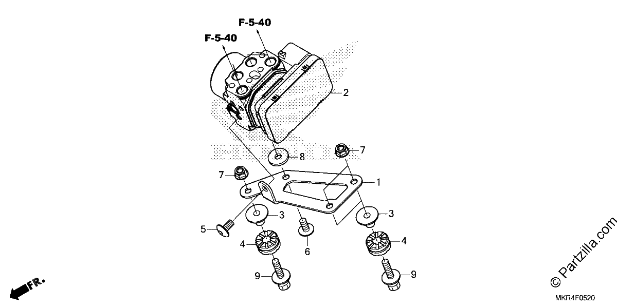 Diagrama de ABS MODULATOR
