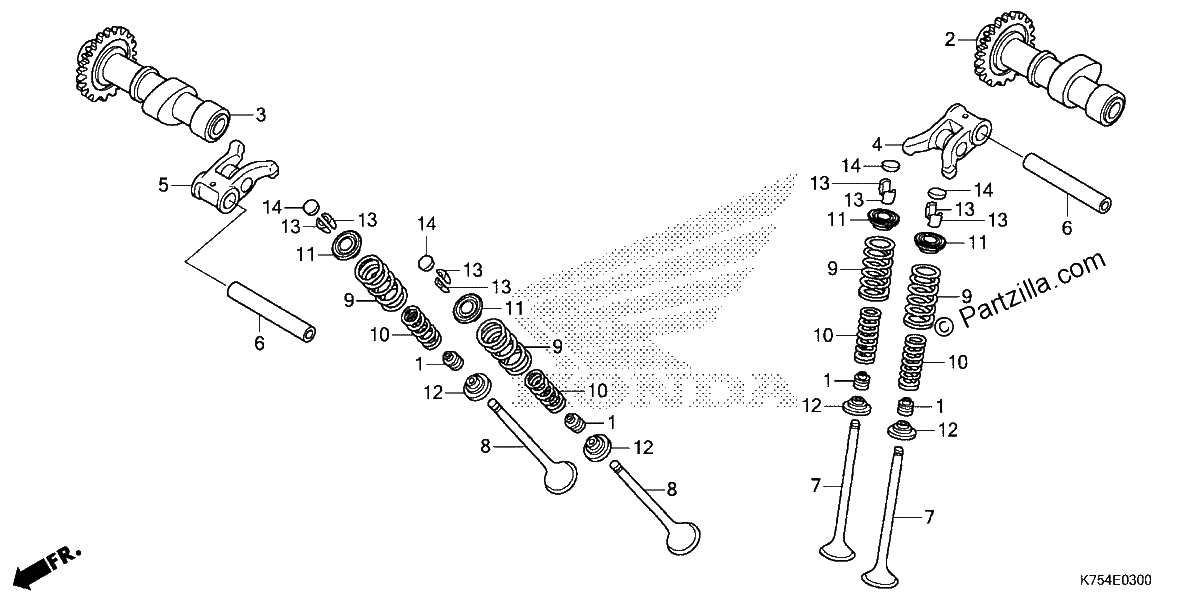 Diagrama de CAMSHAFT VALVE