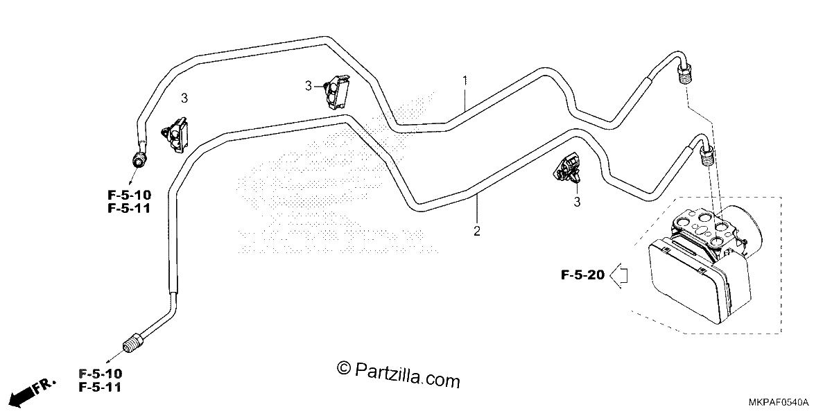 Diagrama de BRAKE PIPE