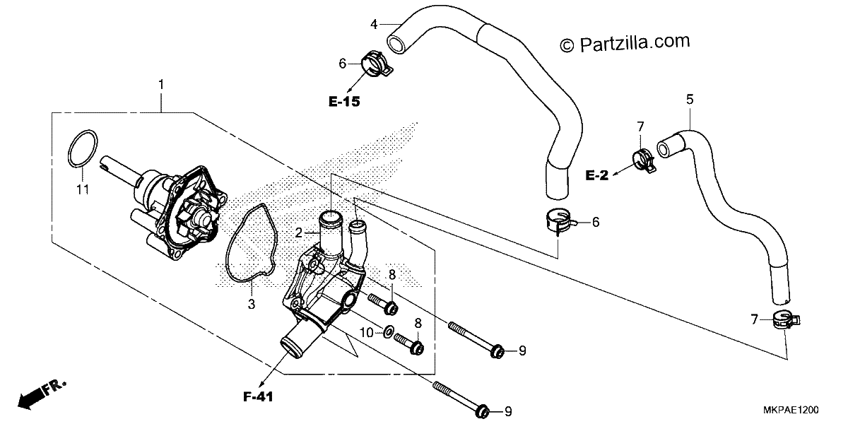Diagrama de WATER PUMP