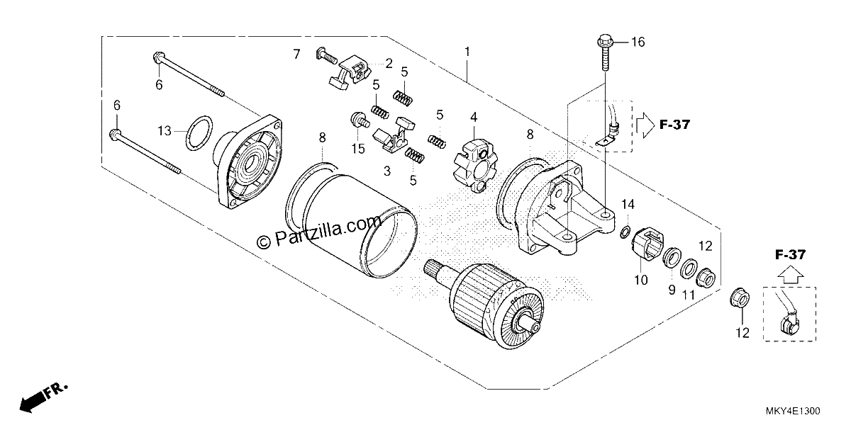 Diagrama de STARTING MOTOR