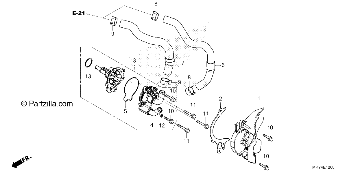 Diagrama de WATER PUMP
