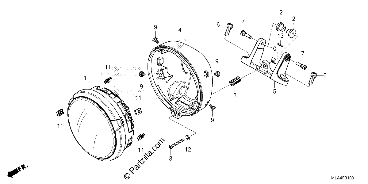 Diagrama de HEADLIGHT