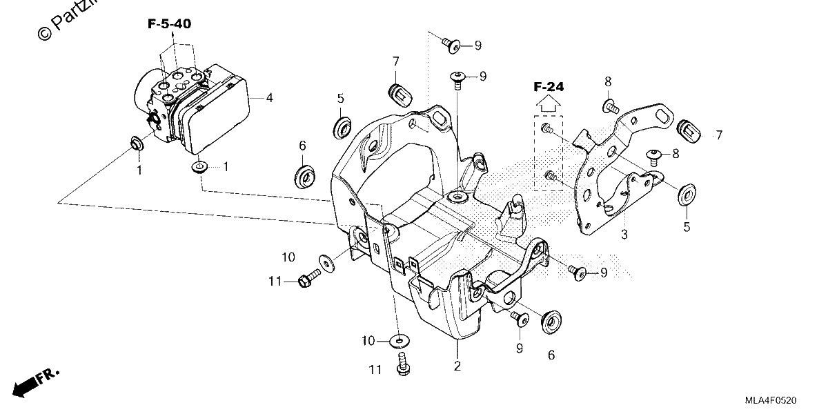 Diagrama de ABS MODULATOR