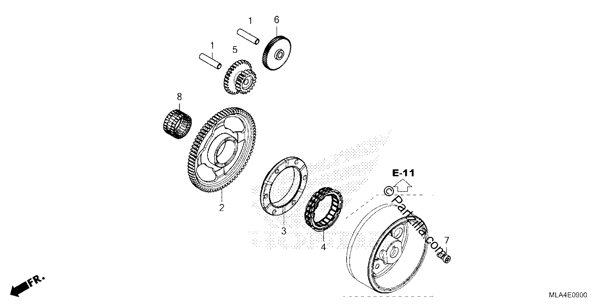 Diagrama de STARTING CLUTCH