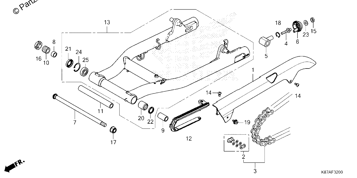 Diagrama de SWINGARM