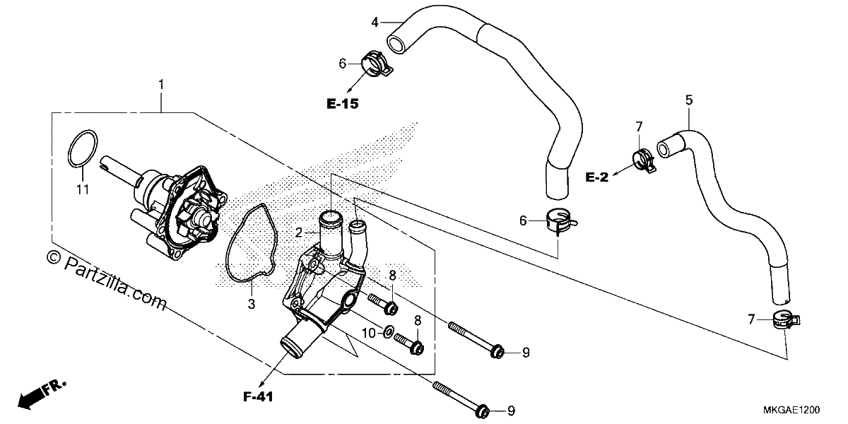 Diagrama de WATER PUMP