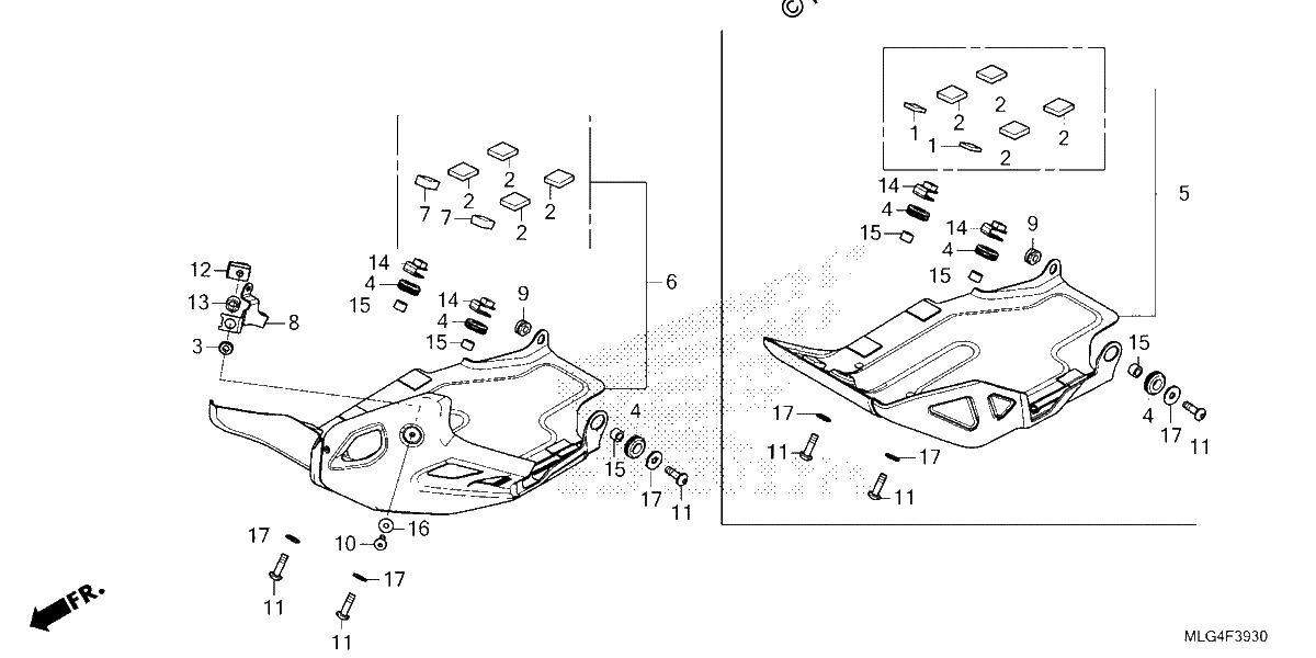 Diagrama de SKID PLATE