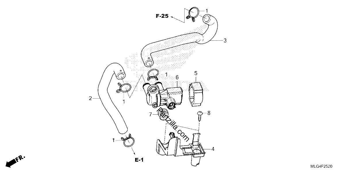 Diagrama de AIR INJECTION SOLENOID VALVE