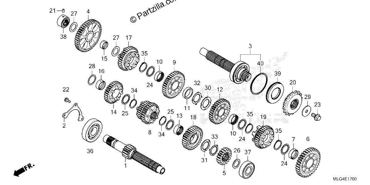 Diagrama de TRANSMISSION MT