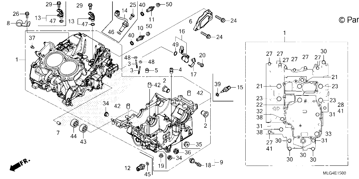 Diagrama de CRANKCASE