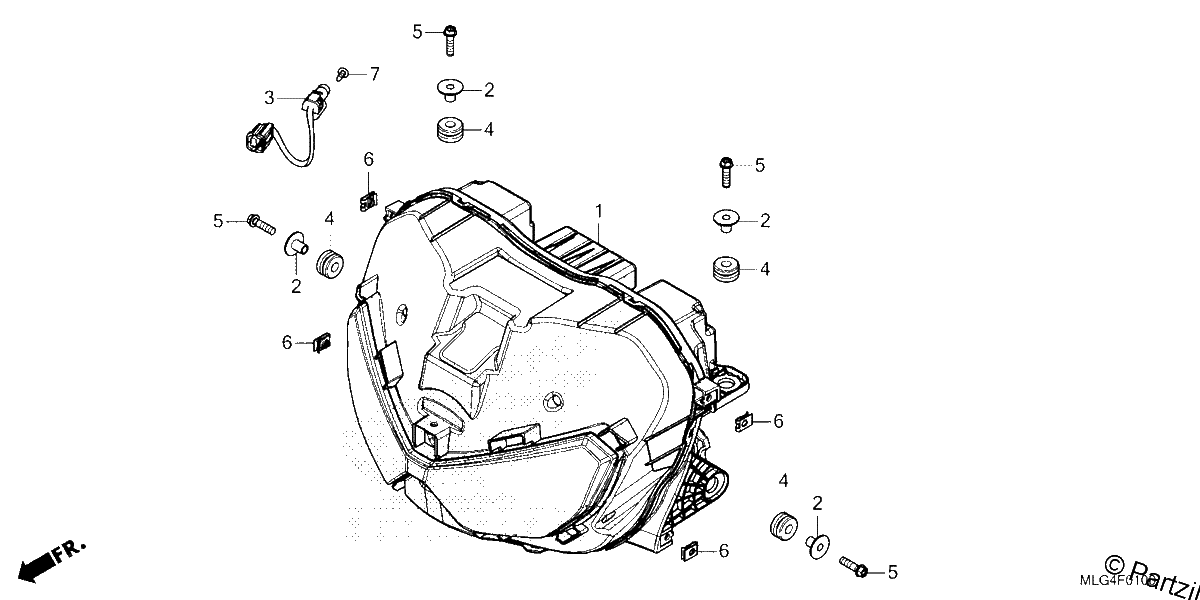 Diagrama de HEADLIGHT 1