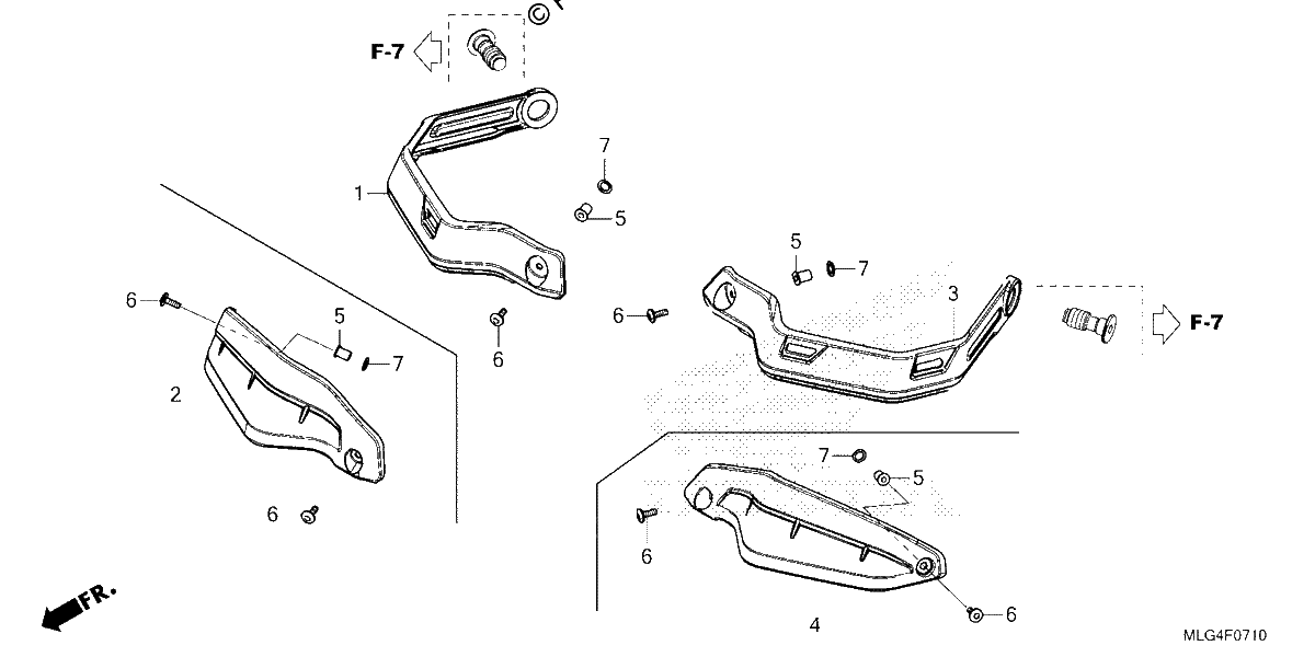 Diagrama de KNUCKLE GUARD