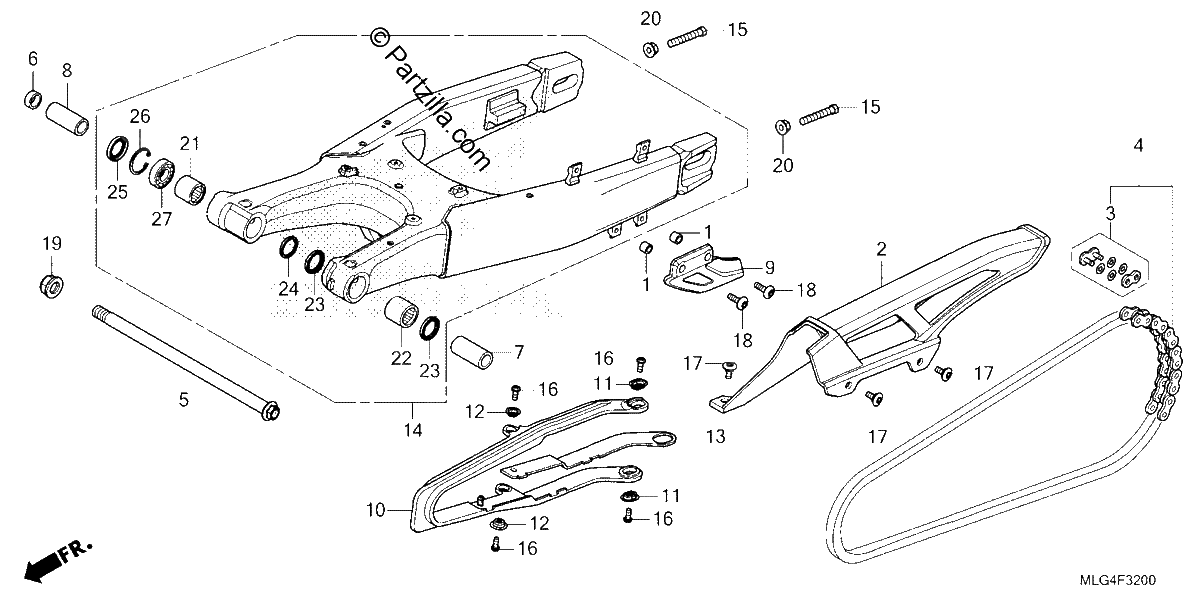 Diagrama de SWINGARM