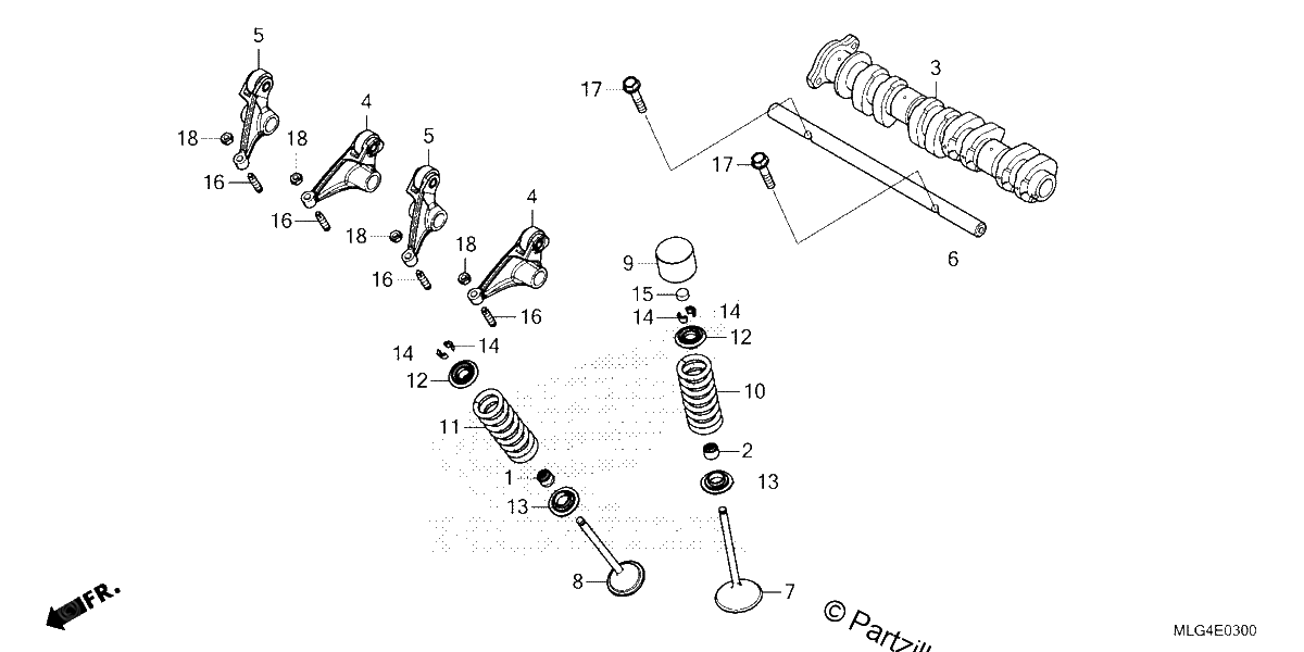 Diagrama de CAMSHAFT VALVE