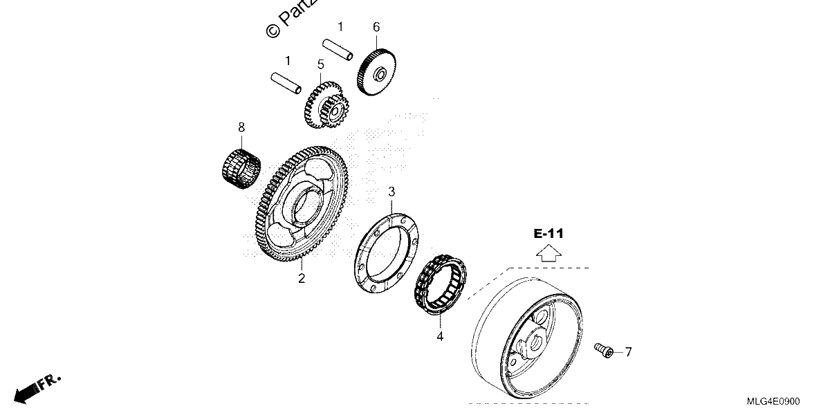 Diagrama de STARTING CLUTCH