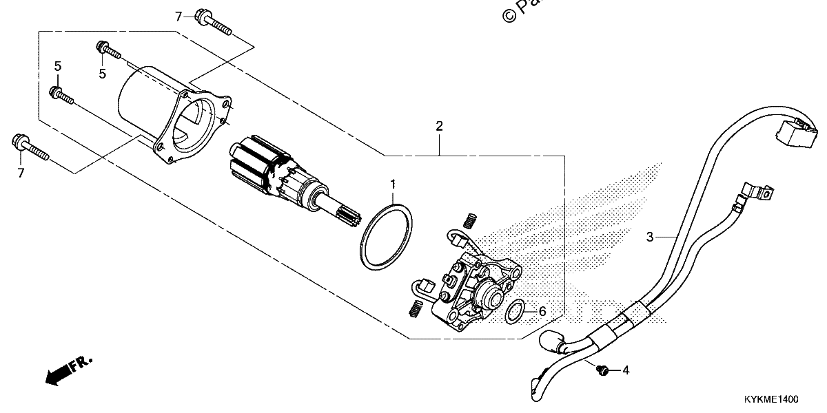 Diagrama de STARTING MOTOR