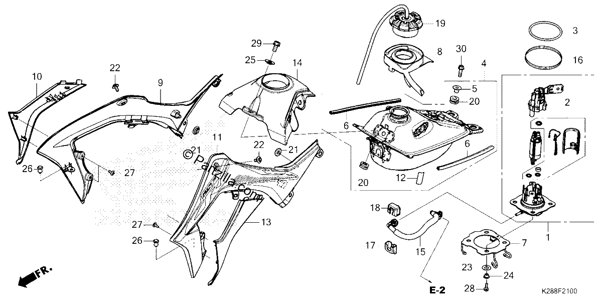 Diagrama de FUEL TANK