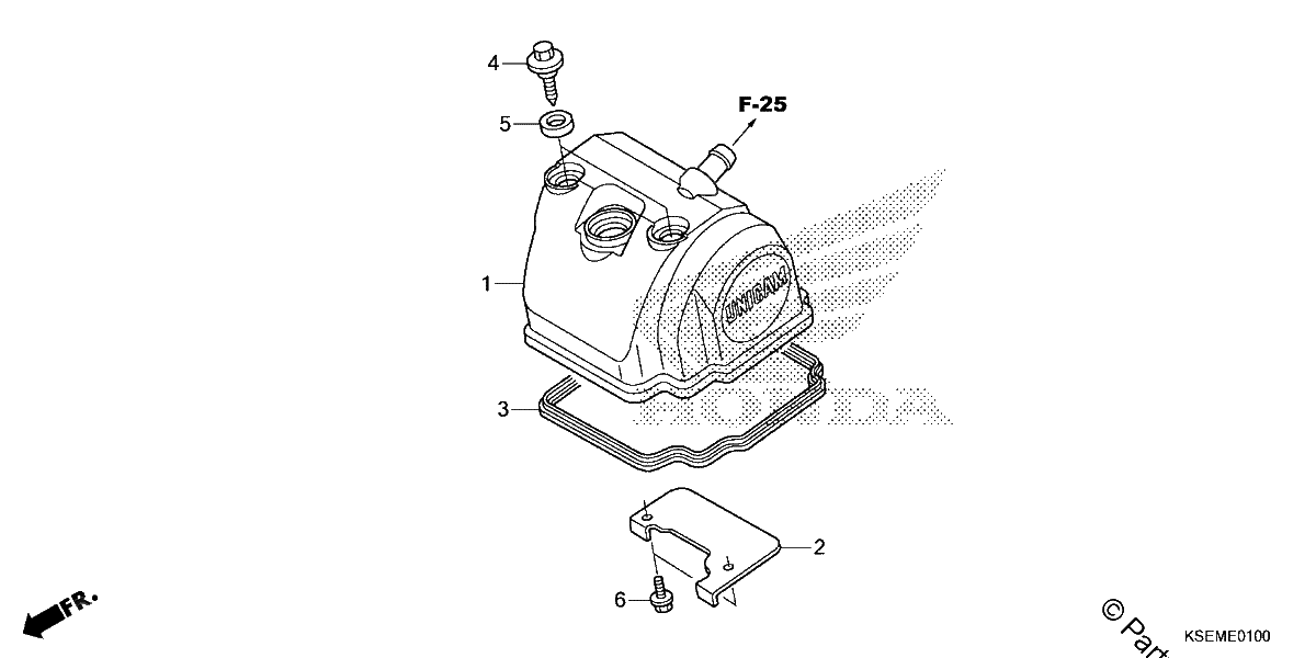 Diagrama de CYLINDER HEAD COVER